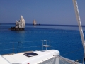 Vacation on a catamaran