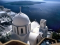 Visit Santorini during your greek islands sailing vacations with yacht charter