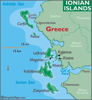 sailing the Ionian islands